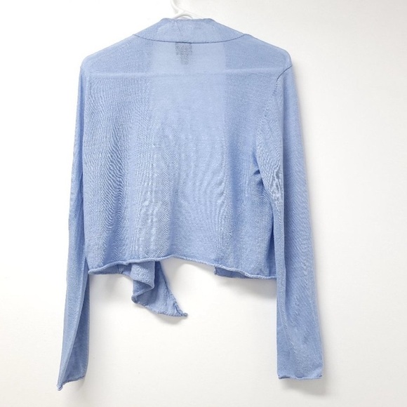 Eileen Fisher Womens Open Front Cardigan Size L Long Sleeve Light
Blue - Picture 3 of 7